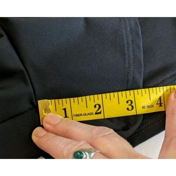 LAND'S END Black Swimwear Bottoms Lined Board Shorts Size 26W - Picture 6 of 8